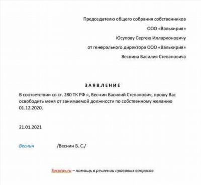 Увольнение директора, который является единственным учредителем